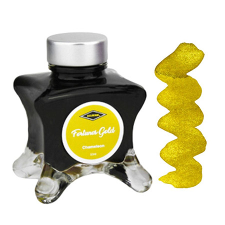 Diamine Inkvent Christmas Ink Bottle 50ml - Fortunes Gold